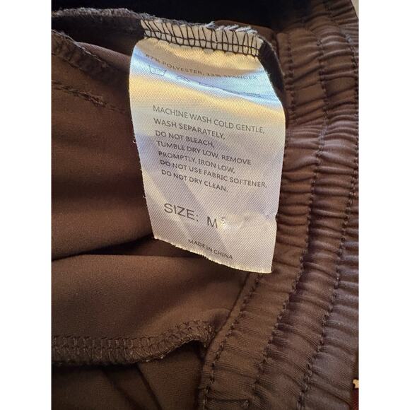 G Gradual Men's Medium Black Joggers Pull On Pants Pockets Excellent 26x28 - Picture 3 of 4